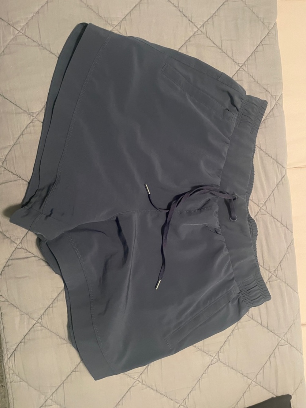 Calia Women’s Elastic-Waist Active Shorts in Slate Blue